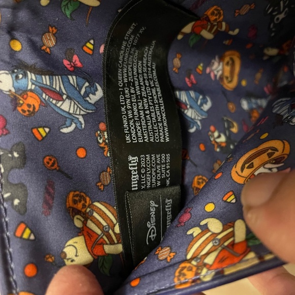 Loungefly Disney Winnie The Pooh Halloween Costume Trick or Treat Flap Wallet - Picture 5 of 6